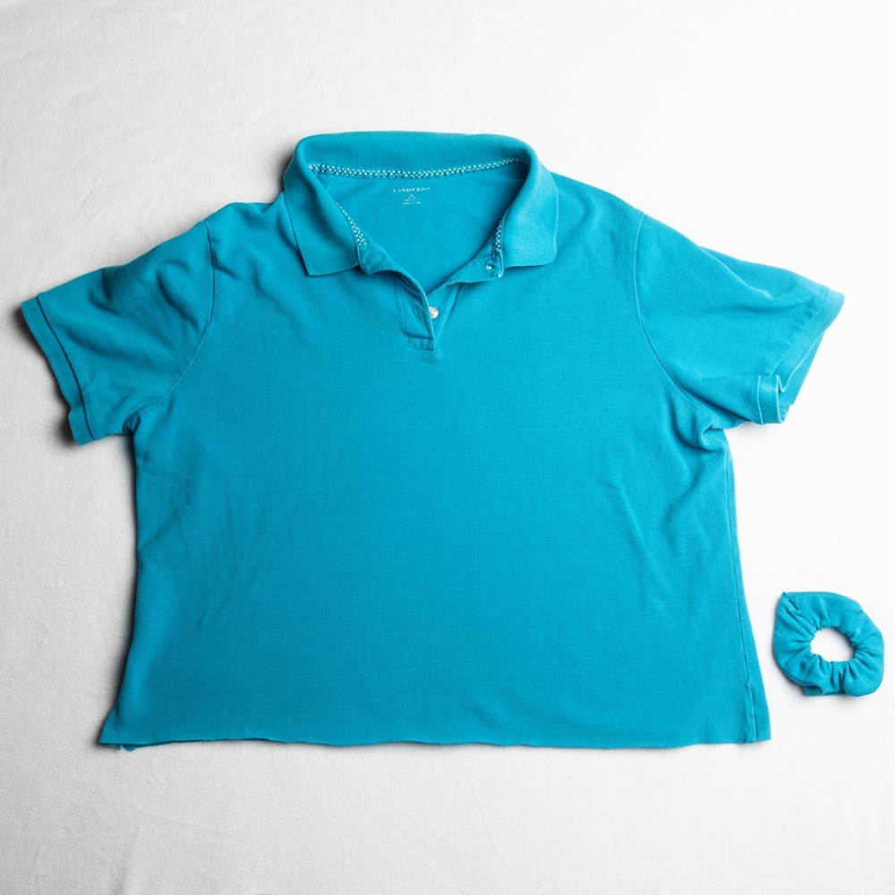 Lands' End: Polo Crop Scrunchie Set
